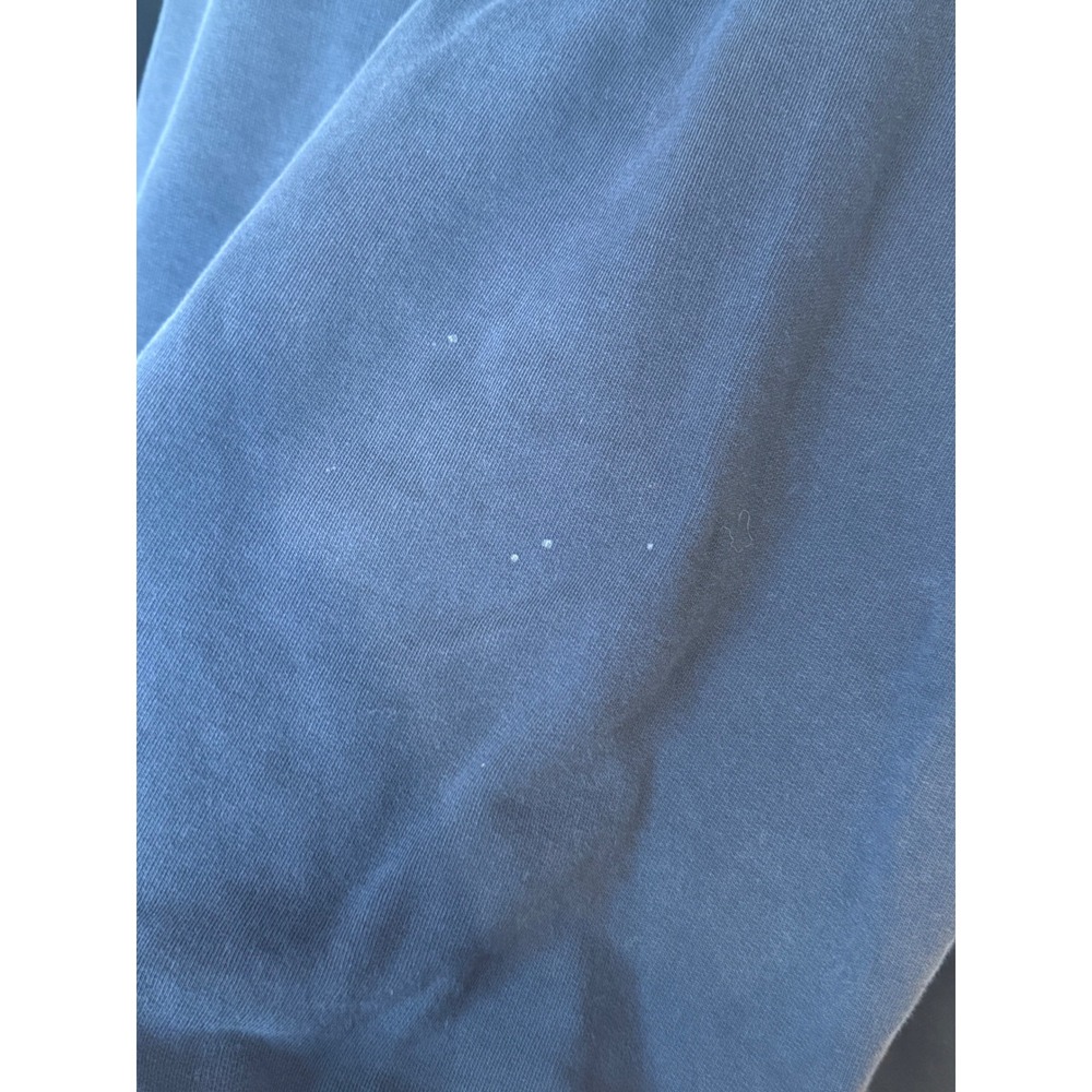 Fjallraven Logo Hoodie M Navy Blue Cotton Blend Pullover Sweatshirt 84144 - Picture 4 of 6
